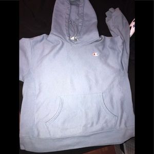 Sky blue champion hoodie